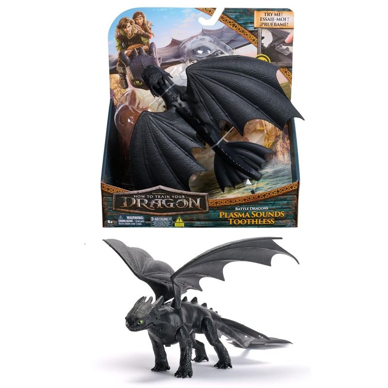 Dragão Banguela com Sons de Plasma 33 cm