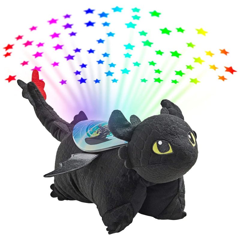 Pelúcia Pillow Pets Banguela com Luzes 28 cm